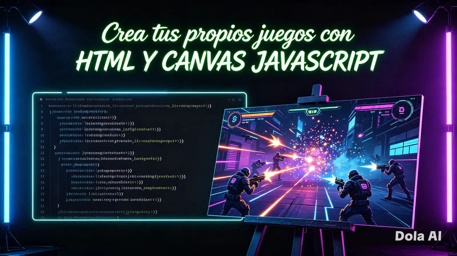 Crea tus propios juegos con HTML Y CANVAS JAVASCRIPT