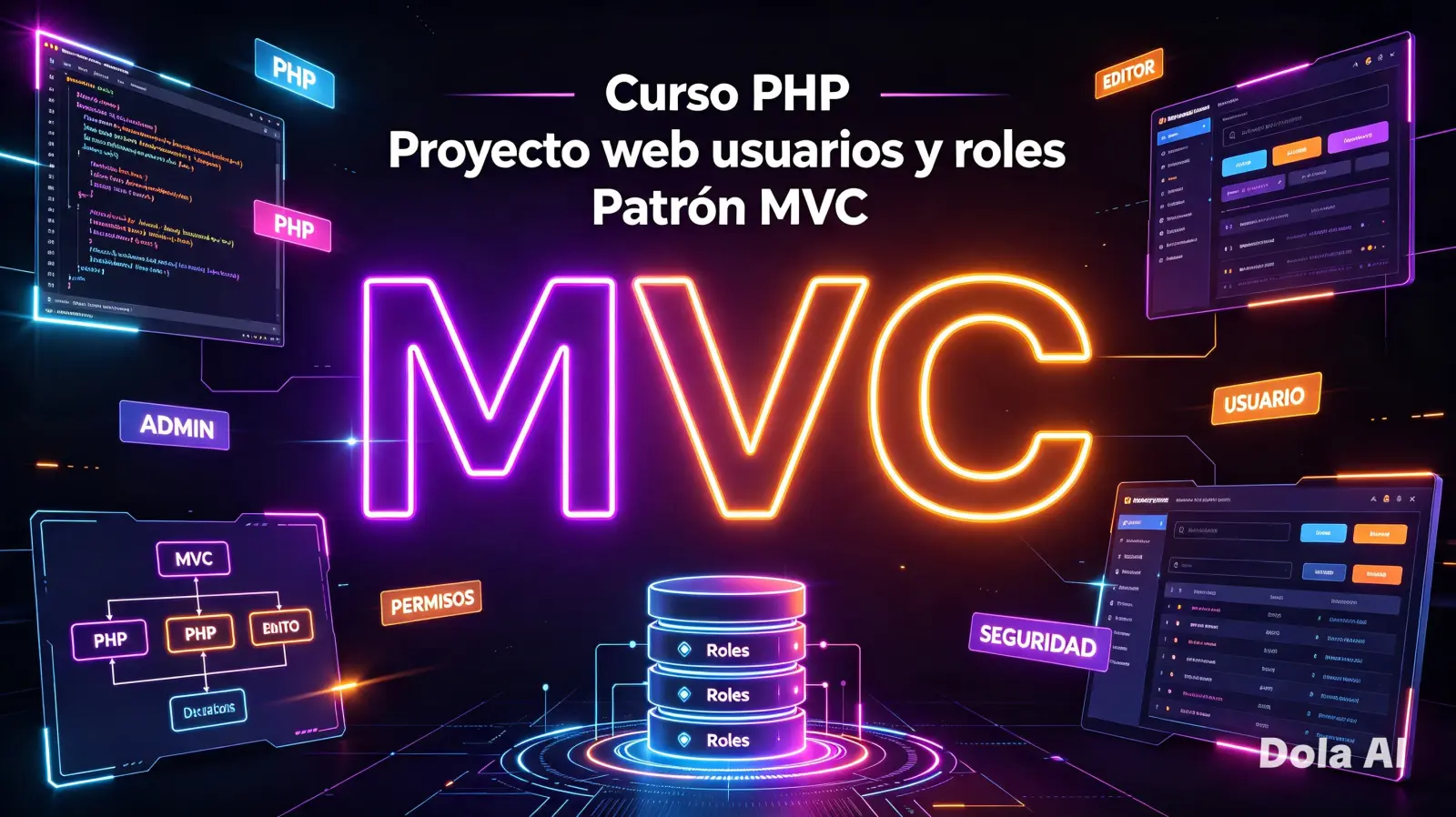 📌 Curso PHP Proyecto web usuarios y roles Patron mvc